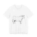 POP Culture Classics Cow Parts Unisex Jersey Short Sleeve T-Shirt - POPvault