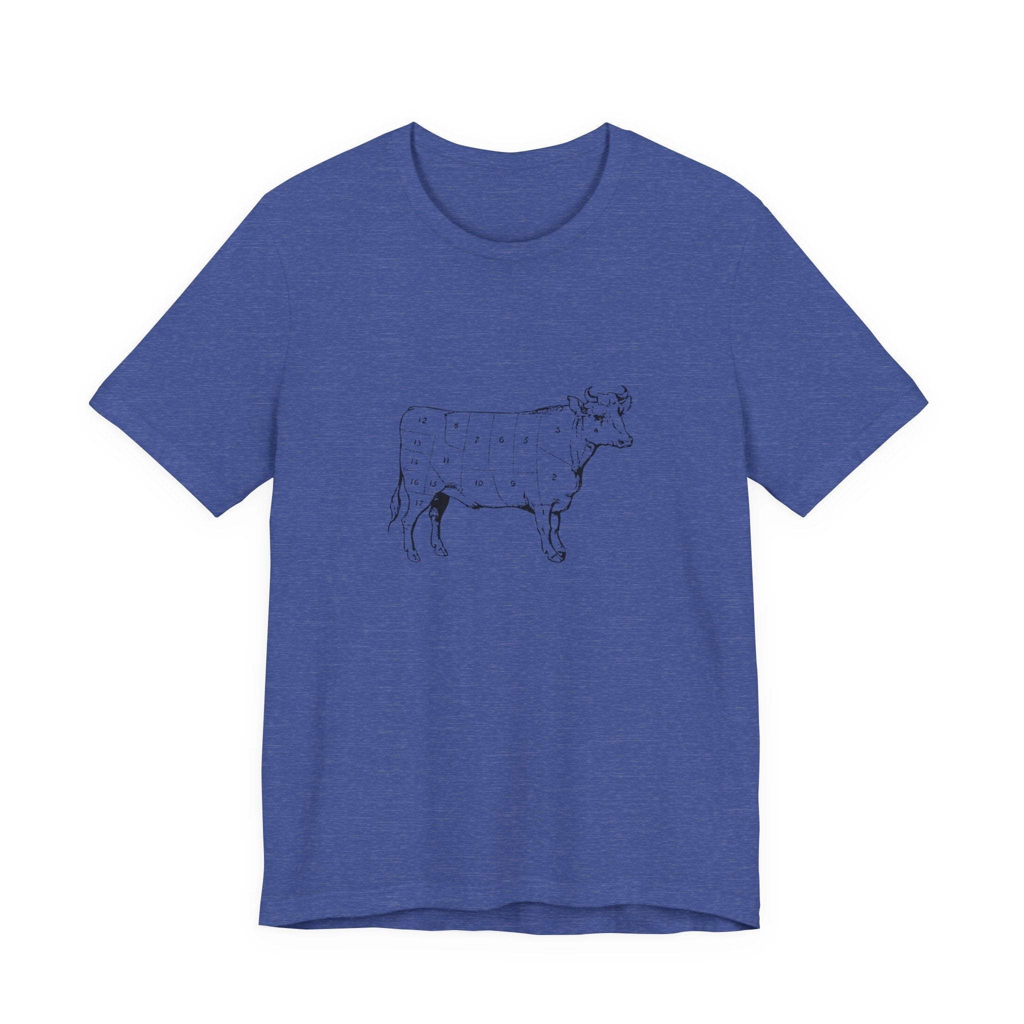 POP Culture Classics Cow Parts Unisex Jersey Short Sleeve T-Shirt - POPvault