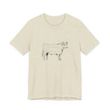 POP Culture Classics Cow Parts Unisex Jersey Short Sleeve T-Shirt - POPvault