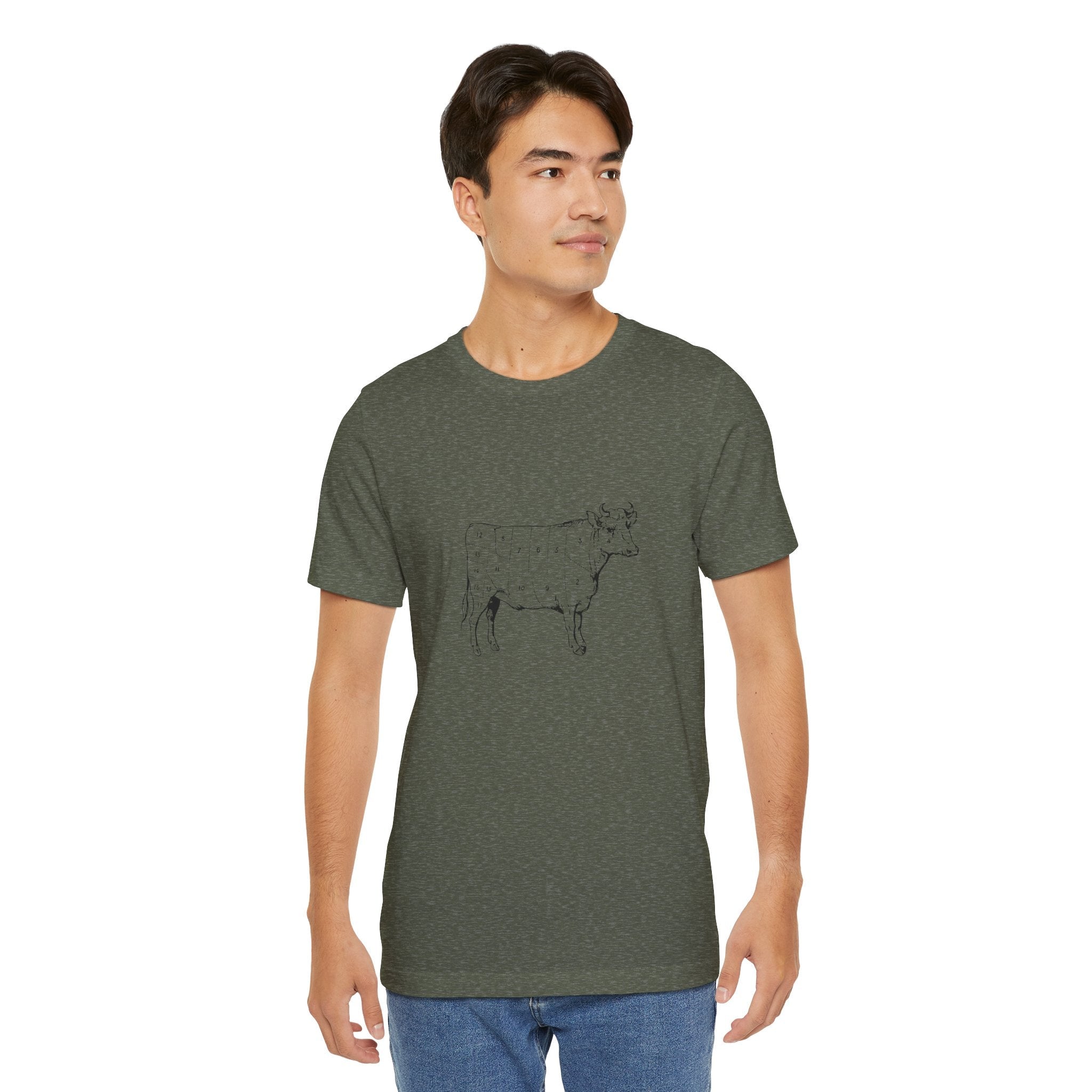 POP Culture Classics Cow Parts Unisex Jersey Short Sleeve T-Shirt - POPvault