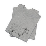 POP Culture Classics Cow Parts Unisex Jersey Short Sleeve T-Shirt - POPvault