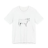 POP Culture Classics Cow Parts Unisex Jersey Short Sleeve T-Shirt - POPvault