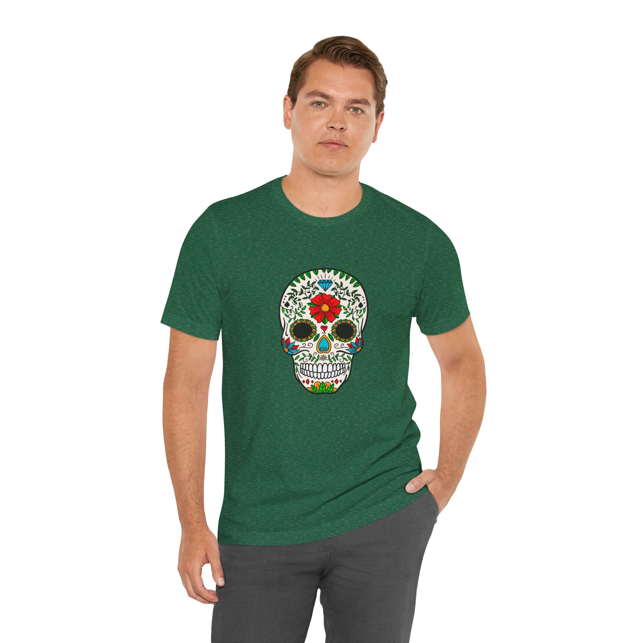 POP Culture Classics Day of Dead Unisex Jersey Short Sleeve T-Shirt - POPvault