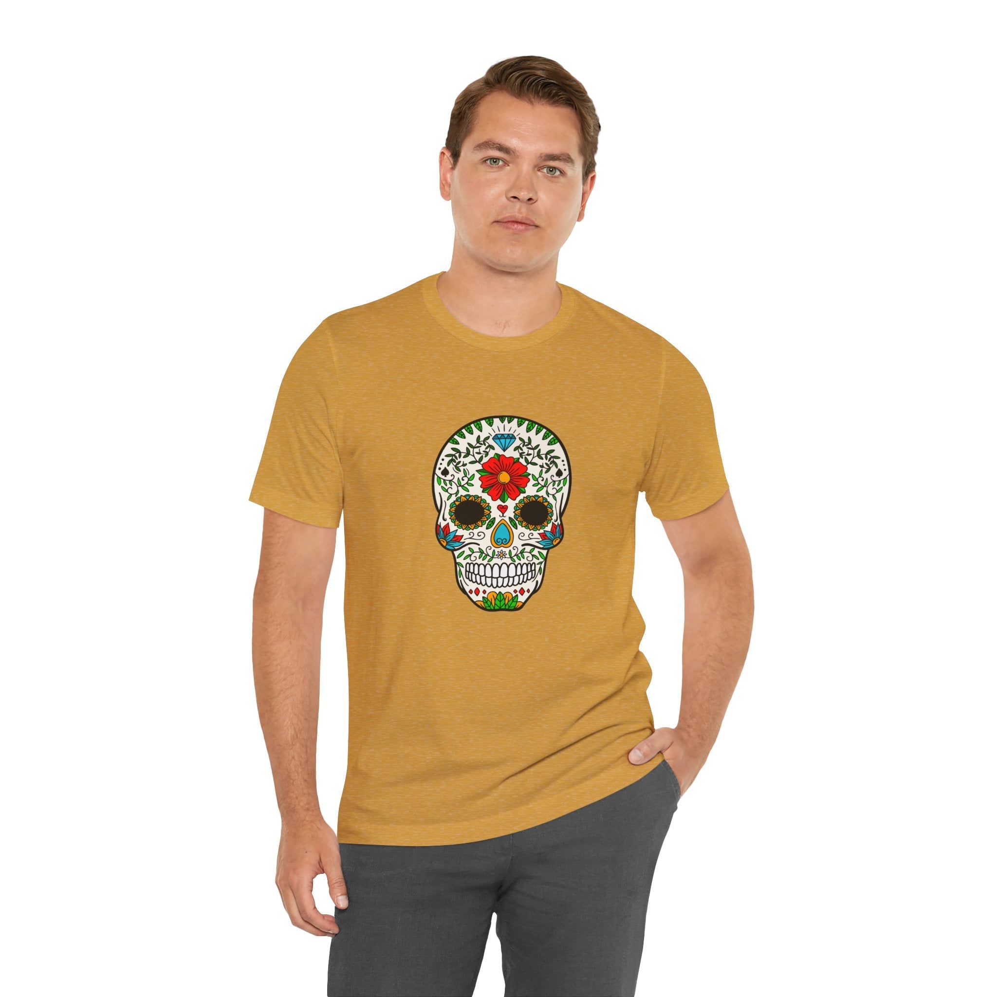 POP Culture Classics Day of Dead Unisex Jersey Short Sleeve T-Shirt - POPvault