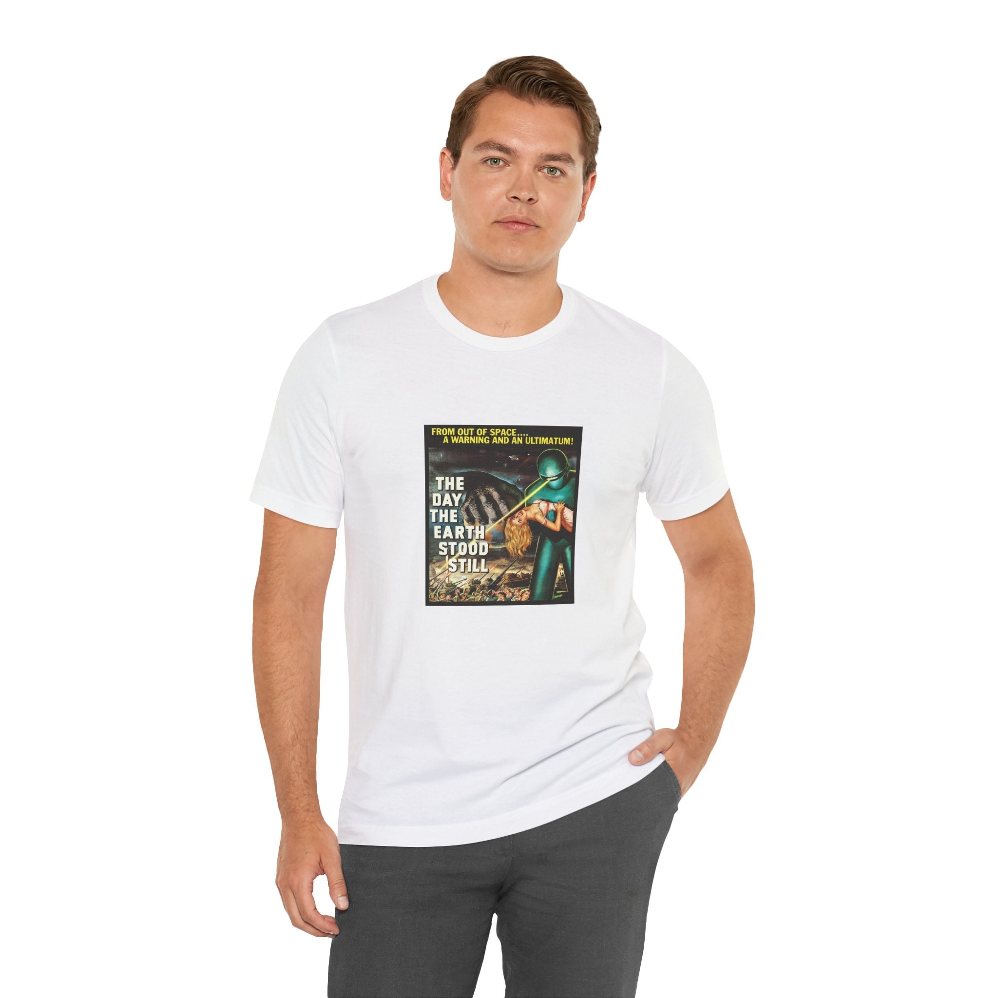 POP Culture Classics Day The Earth Stood Still Unisex Jersey Short Sleeve T-Shirt - POPvault