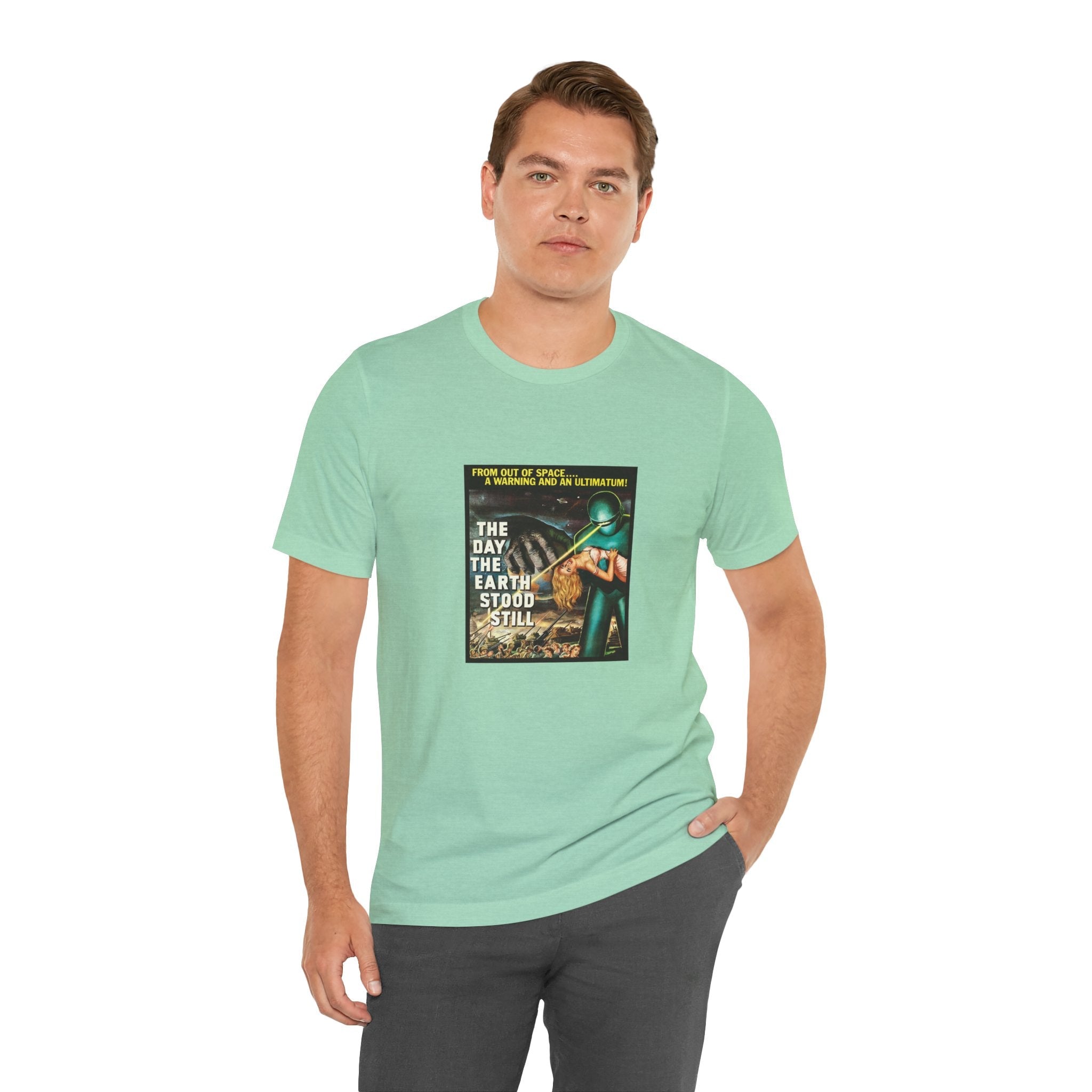 POP Culture Classics Day The Earth Stood Still Unisex Jersey Short Sleeve T-Shirt - POPvault