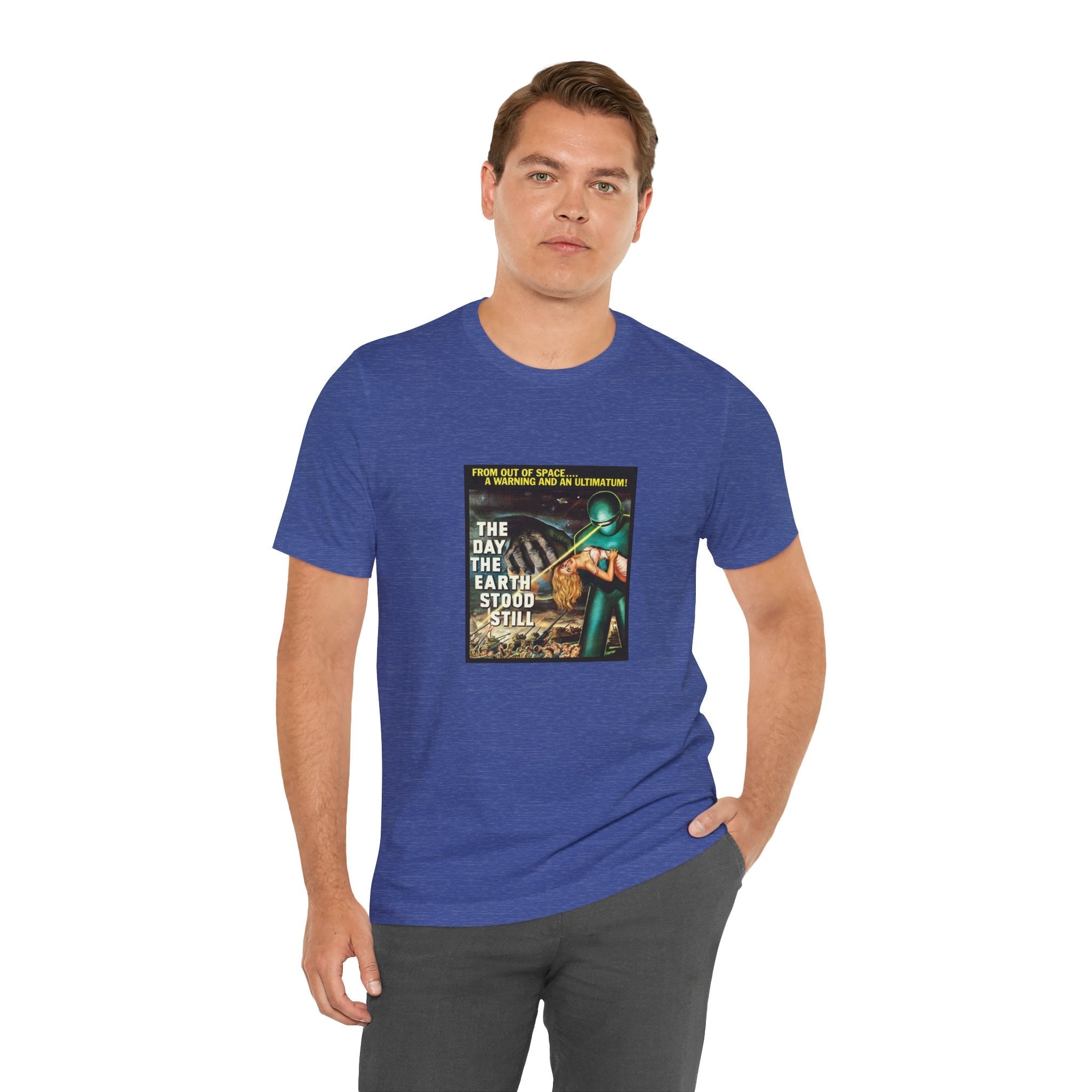 POP Culture Classics Day The Earth Stood Still Unisex Jersey Short Sleeve T-Shirt - POPvault