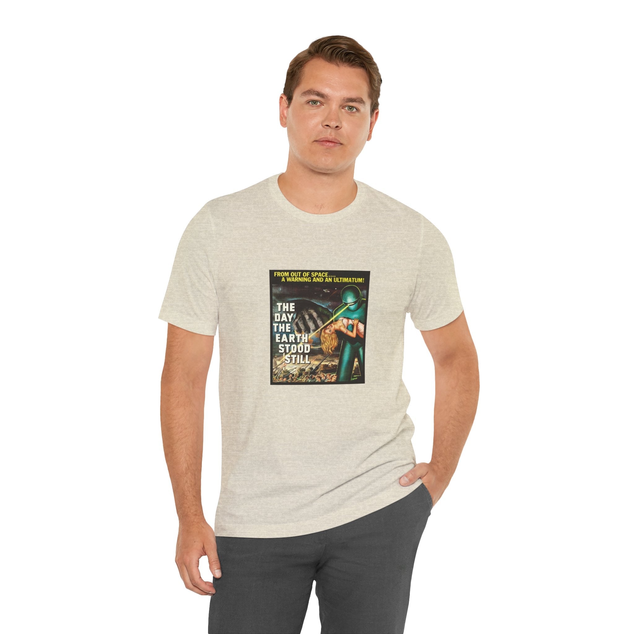 POP Culture Classics Day The Earth Stood Still Unisex Jersey Short Sleeve T-Shirt - POPvault