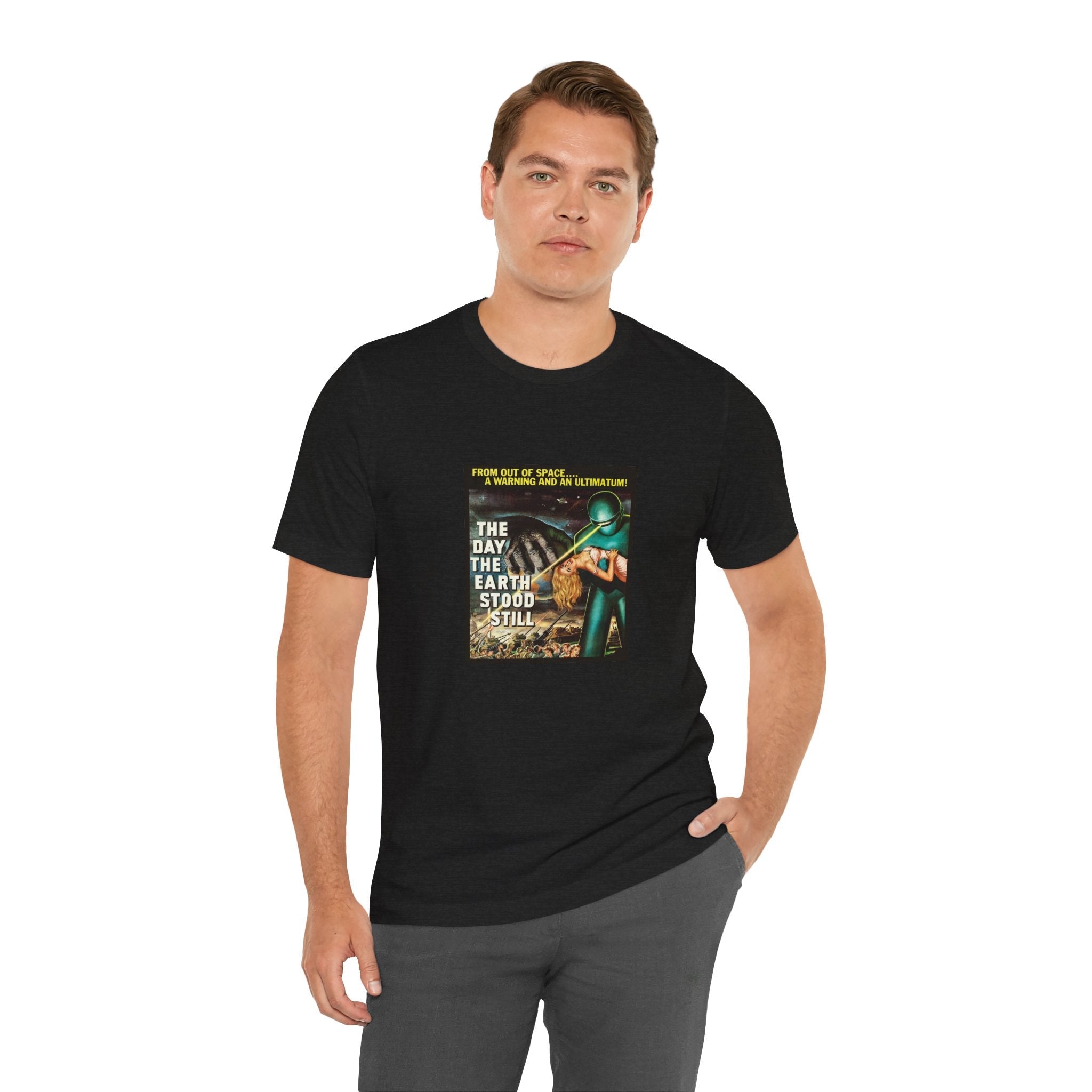 POP Culture Classics Day The Earth Stood Still Unisex Jersey Short Sleeve T-Shirt - POPvault