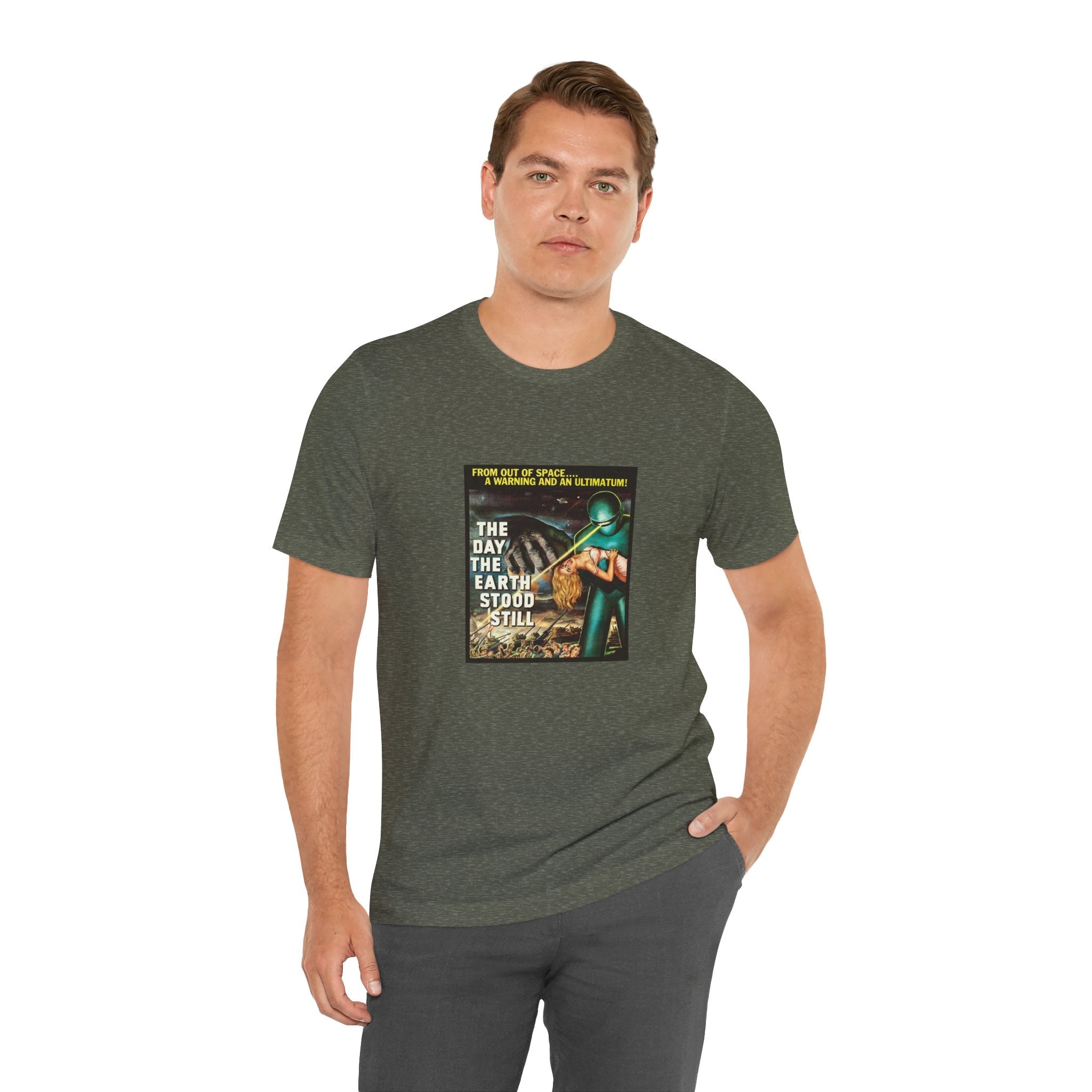 POP Culture Classics Day The Earth Stood Still Unisex Jersey Short Sleeve T-Shirt - POPvault