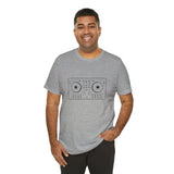 POP Culture Classics DJ Turntables Unisex Jersey Short Sleeve T-Shirt - POPvault