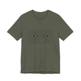 POP Culture Classics DJ Turntables Unisex Jersey Short Sleeve T-Shirt - POPvault