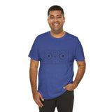 POP Culture Classics DJ Turntables Unisex Jersey Short Sleeve T-Shirt - POPvault