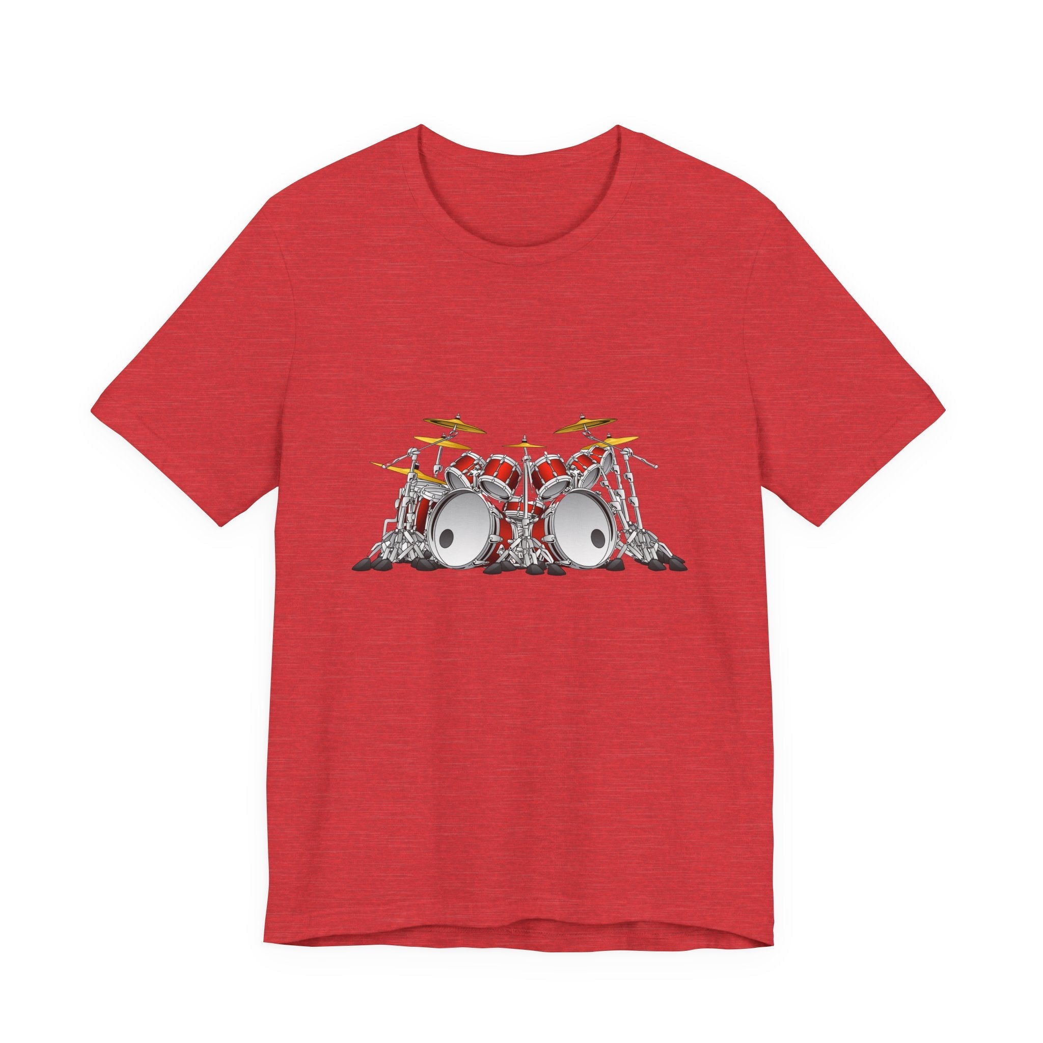 POP Culture Classics Drum Kit Unisex Jersey Short Sleeve T-Shirt - POPvault