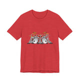 POP Culture Classics Drum Kit Unisex Jersey Short Sleeve T-Shirt - POPvault