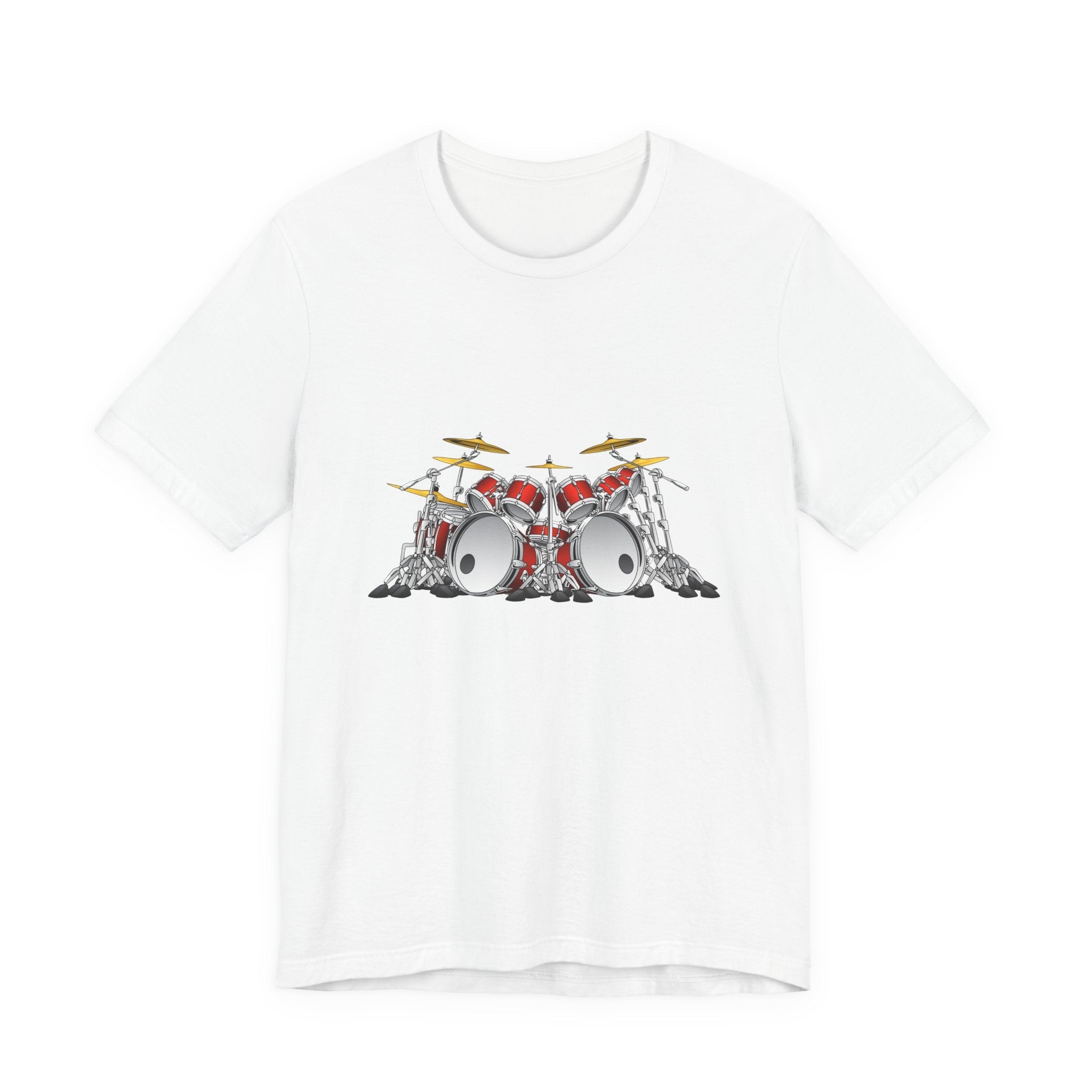 POP Culture Classics Drum Kit Unisex Jersey Short Sleeve T-Shirt - POPvault