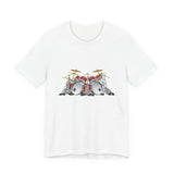 POP Culture Classics Drum Kit Unisex Jersey Short Sleeve T-Shirt - POPvault