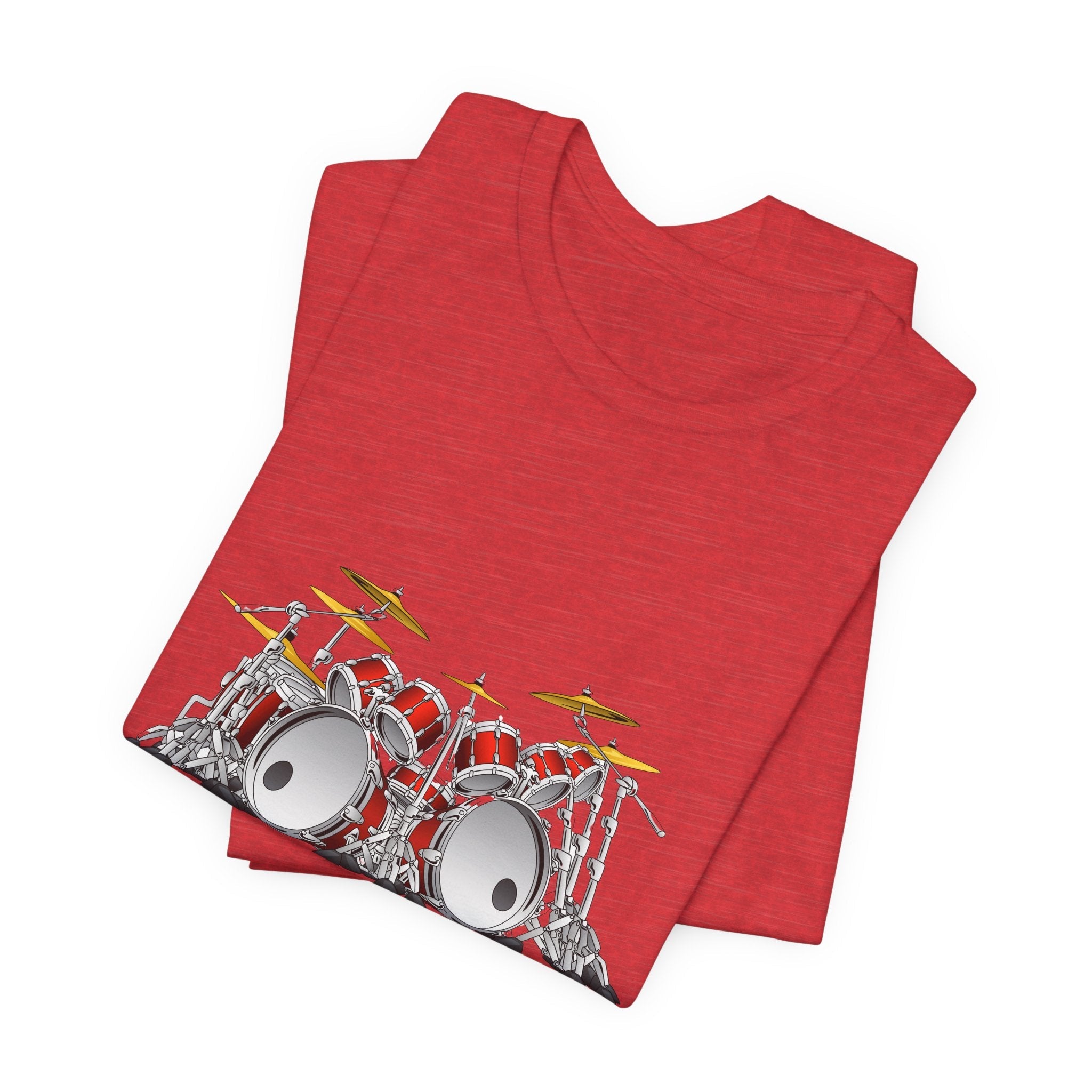 POP Culture Classics Drum Kit Unisex Jersey Short Sleeve T-Shirt - POPvault