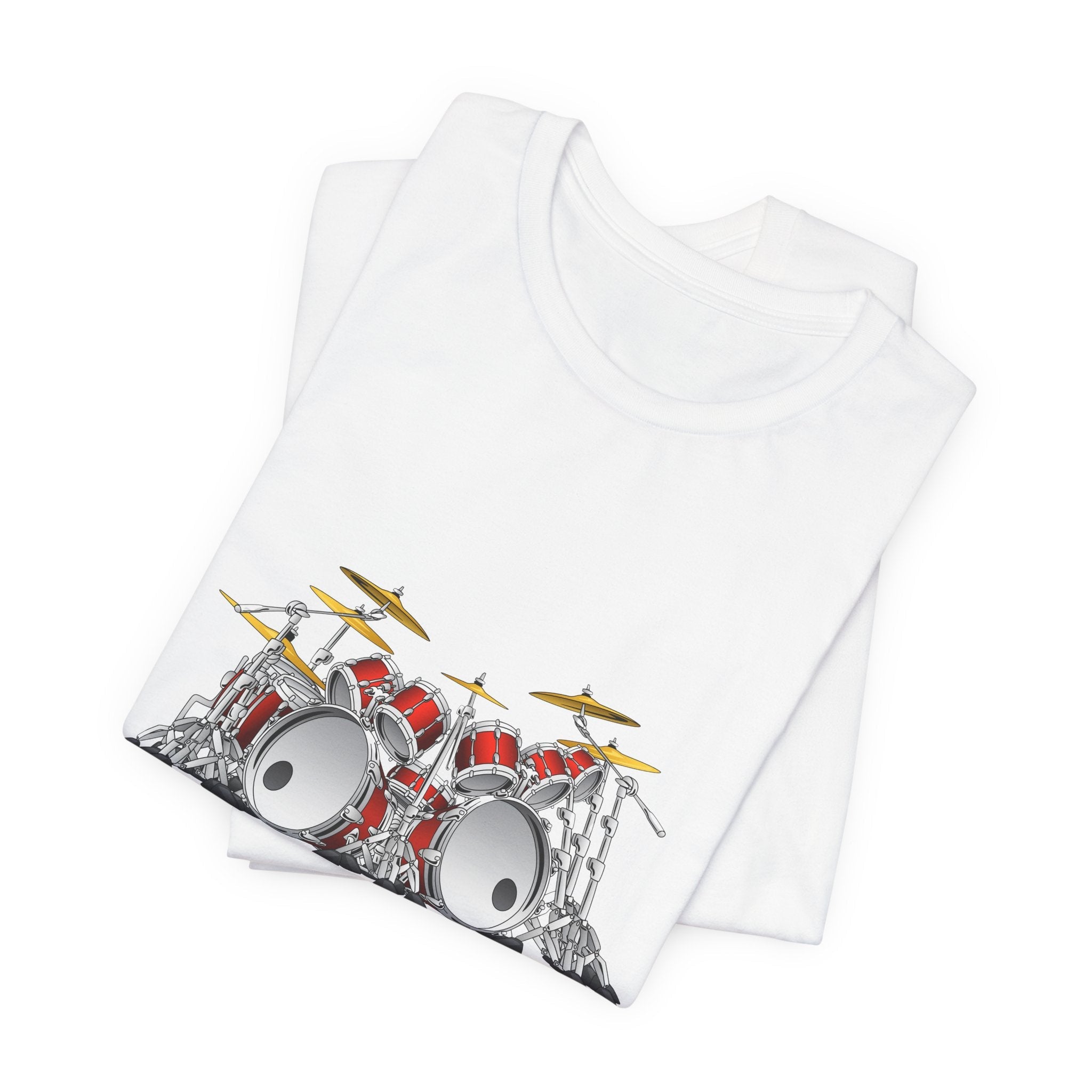 POP Culture Classics Drum Kit Unisex Jersey Short Sleeve T-Shirt - POPvault