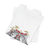 POP Culture Classics Drum Kit Unisex Jersey Short Sleeve T-Shirt - POPvault