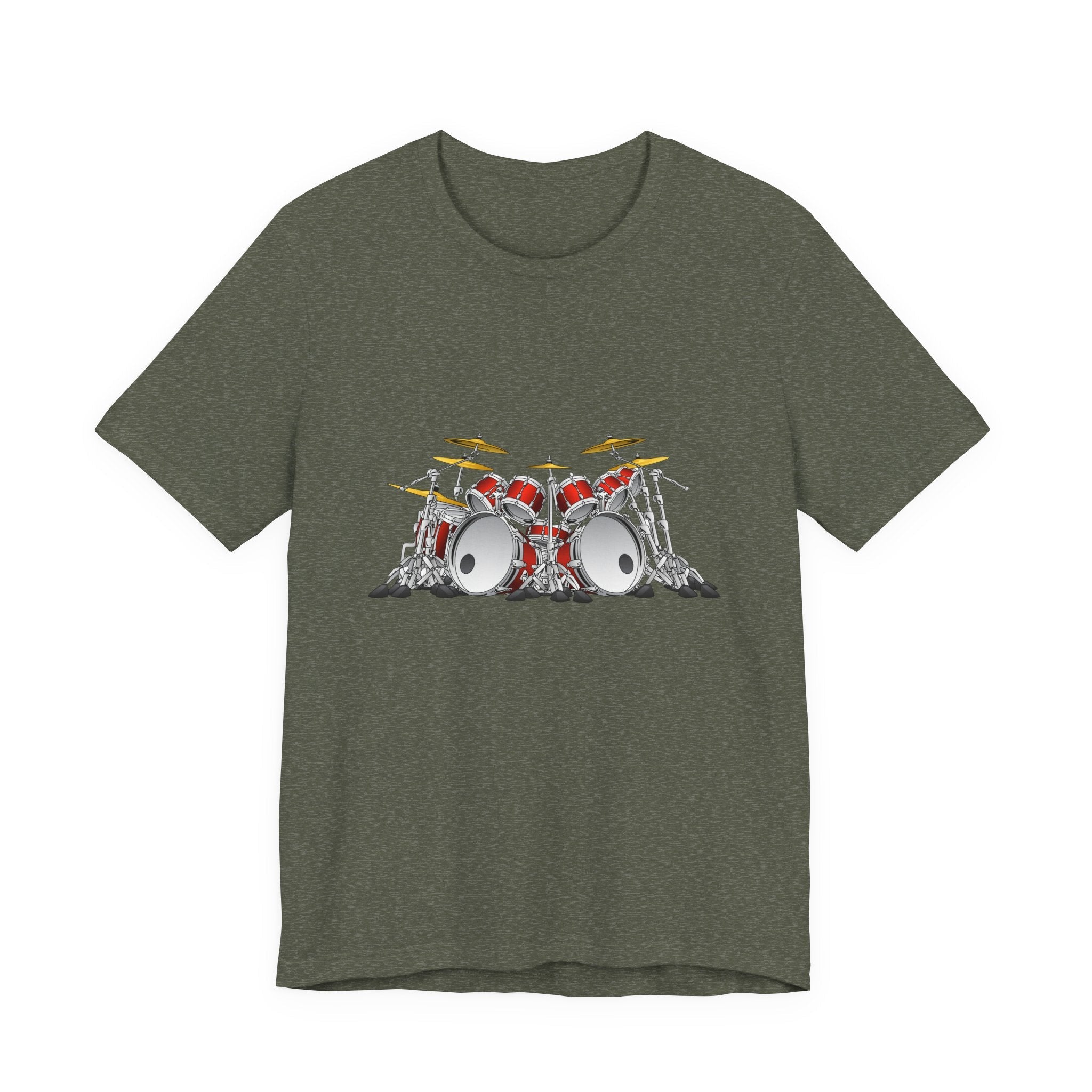 POP Culture Classics Drum Kit Unisex Jersey Short Sleeve T-Shirt - POPvault