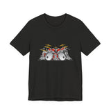 POP Culture Classics Drum Kit Unisex Jersey Short Sleeve T-Shirt - POPvault
