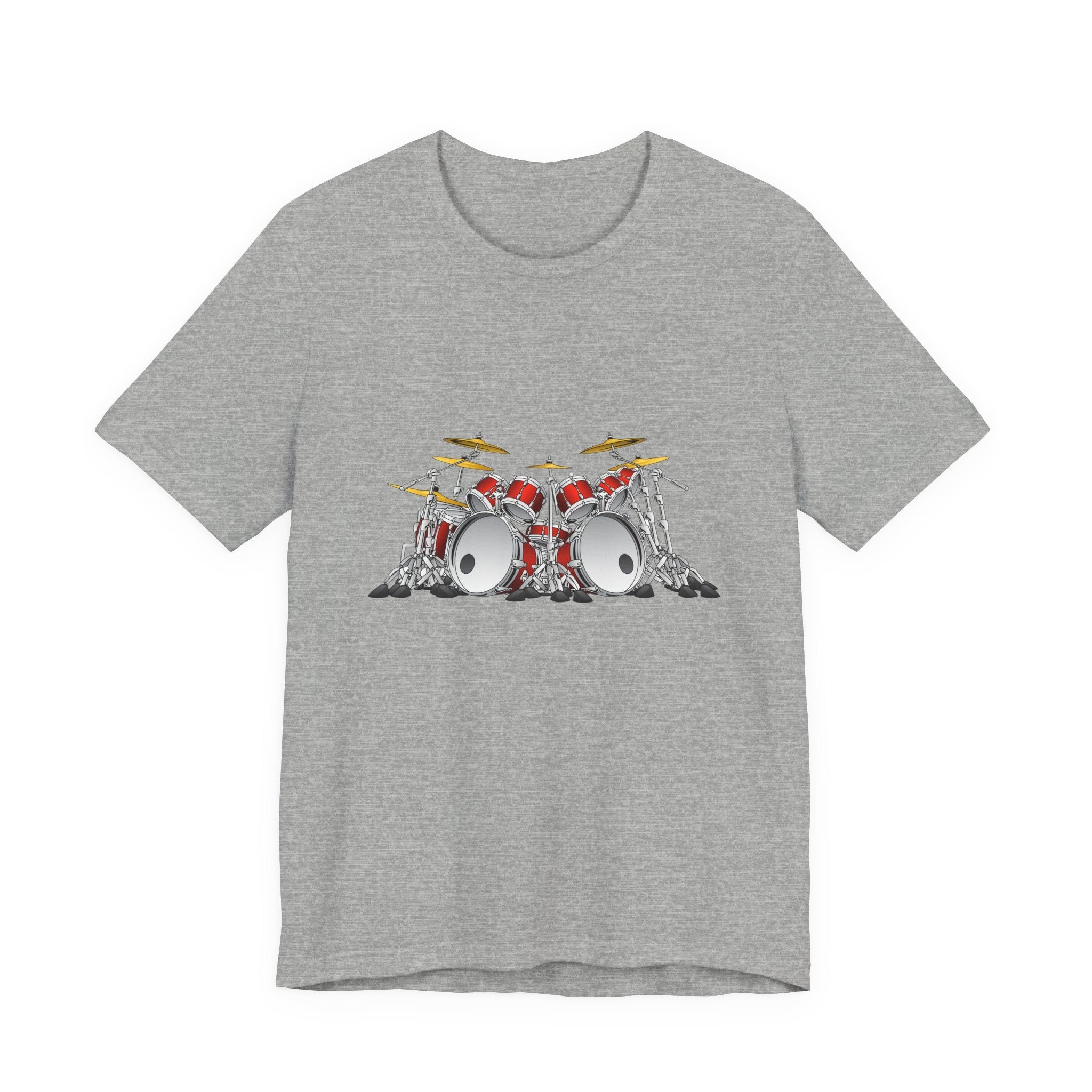 POP Culture Classics Drum Kit Unisex Jersey Short Sleeve T-Shirt - POPvault