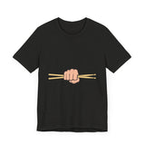 POP Culture Classics Drum Sticks Unisex Jersey Short Sleeve T-Shirt - POPvault