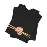 POP Culture Classics Drum Sticks Unisex Jersey Short Sleeve T-Shirt - POPvault