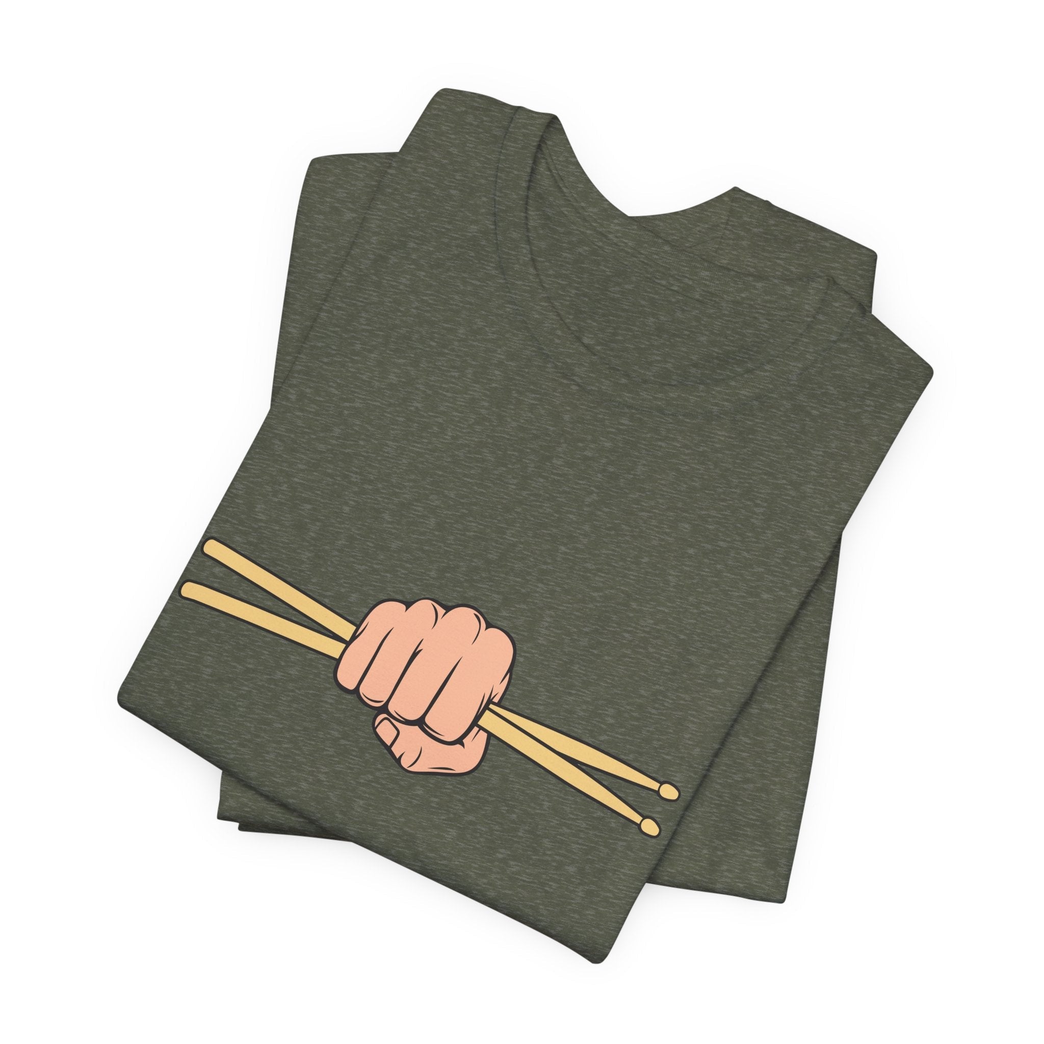 POP Culture Classics Drum Sticks Unisex Jersey Short Sleeve T-Shirt - POPvault