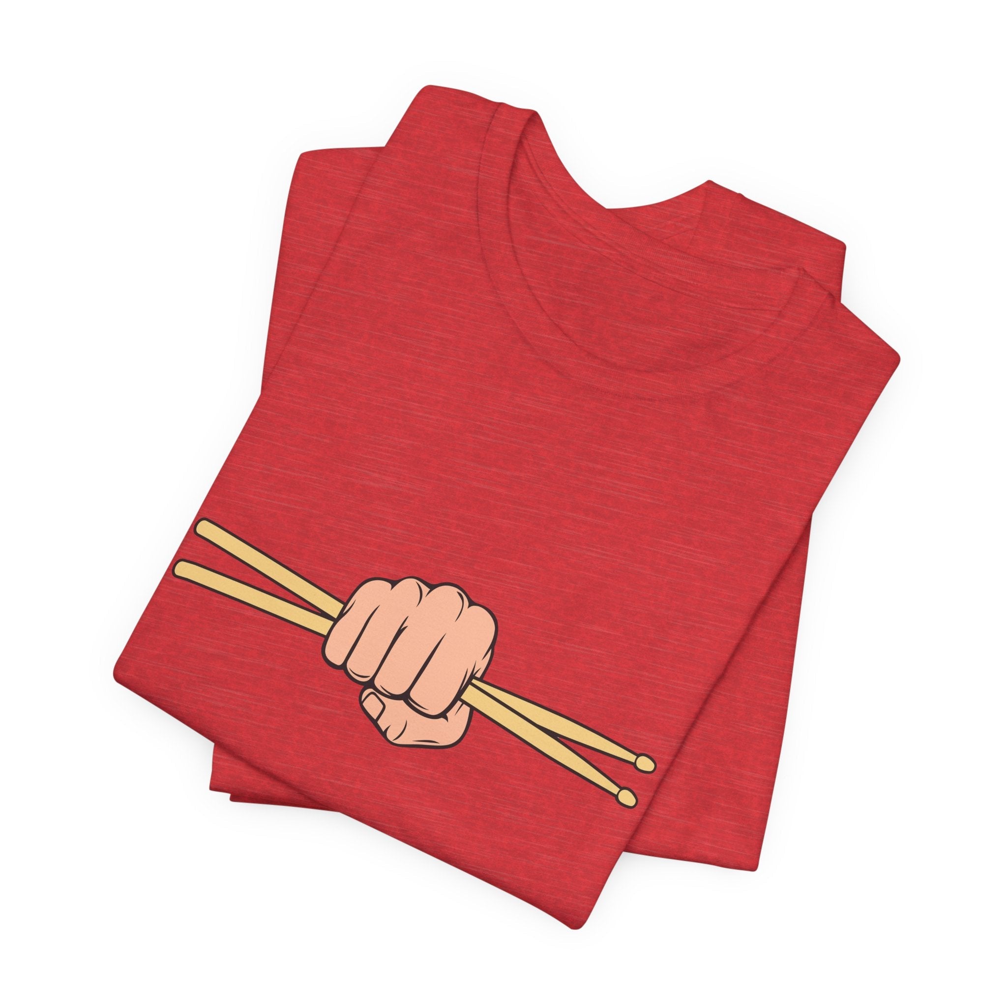 POP Culture Classics Drum Sticks Unisex Jersey Short Sleeve T-Shirt - POPvault