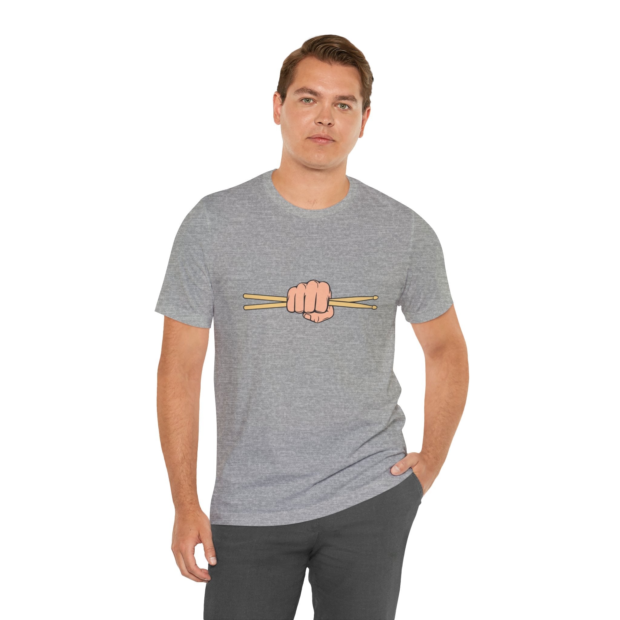 POP Culture Classics Drum Sticks Unisex Jersey Short Sleeve T-Shirt - POPvault