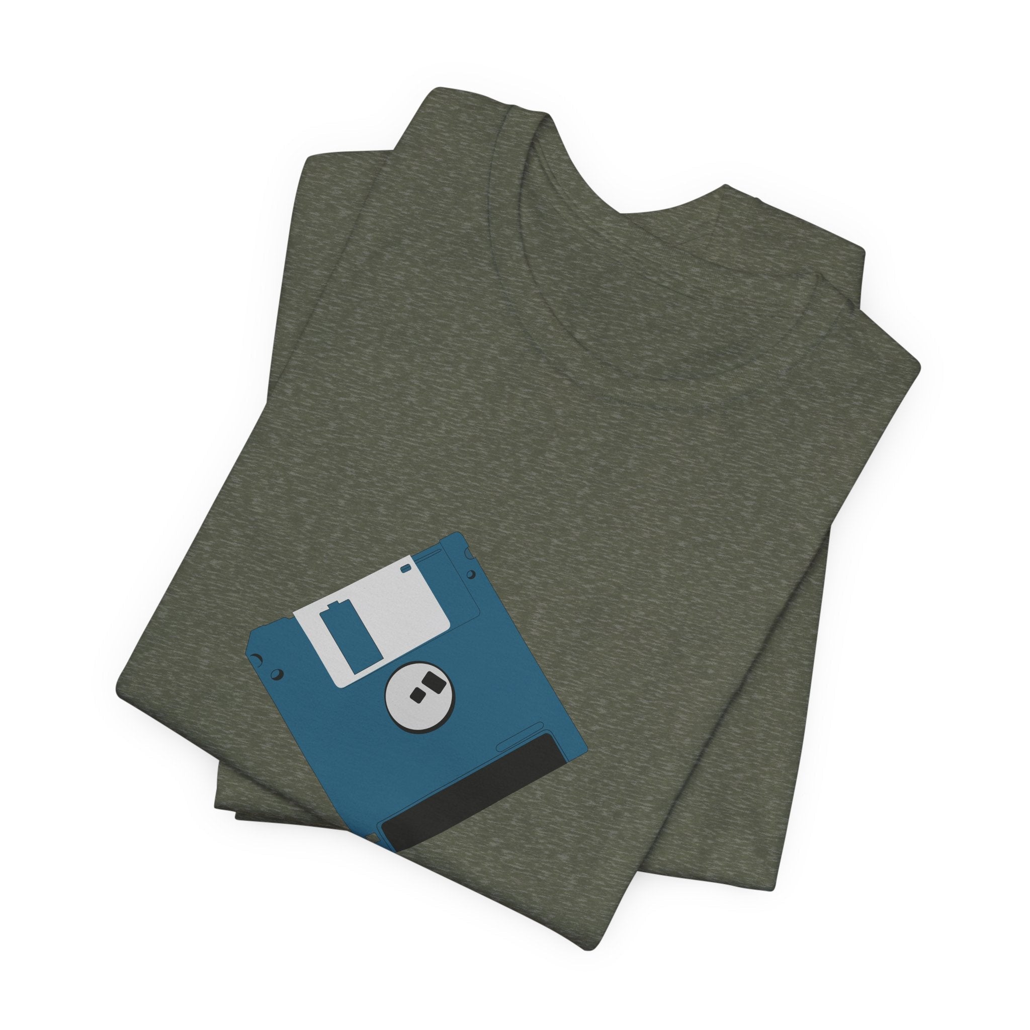 POP Culture Classics Floppy Disc Unisex Jersey Short Sleeve T-Shirt - POPvault