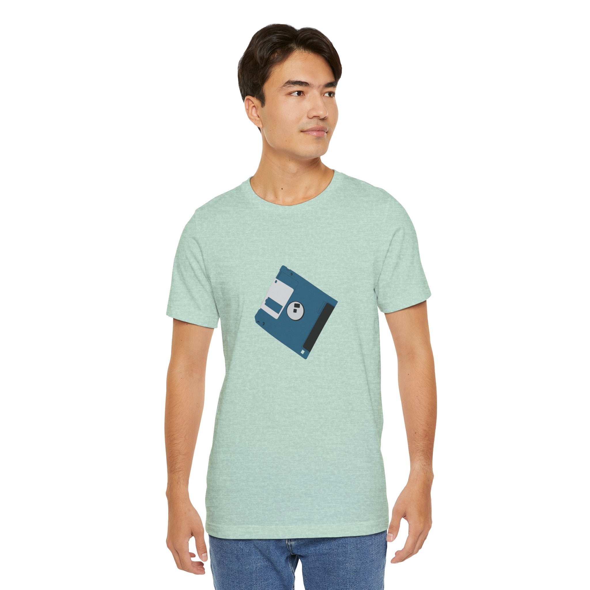 POP Culture Classics Floppy Disc Unisex Jersey Short Sleeve T-Shirt - POPvault