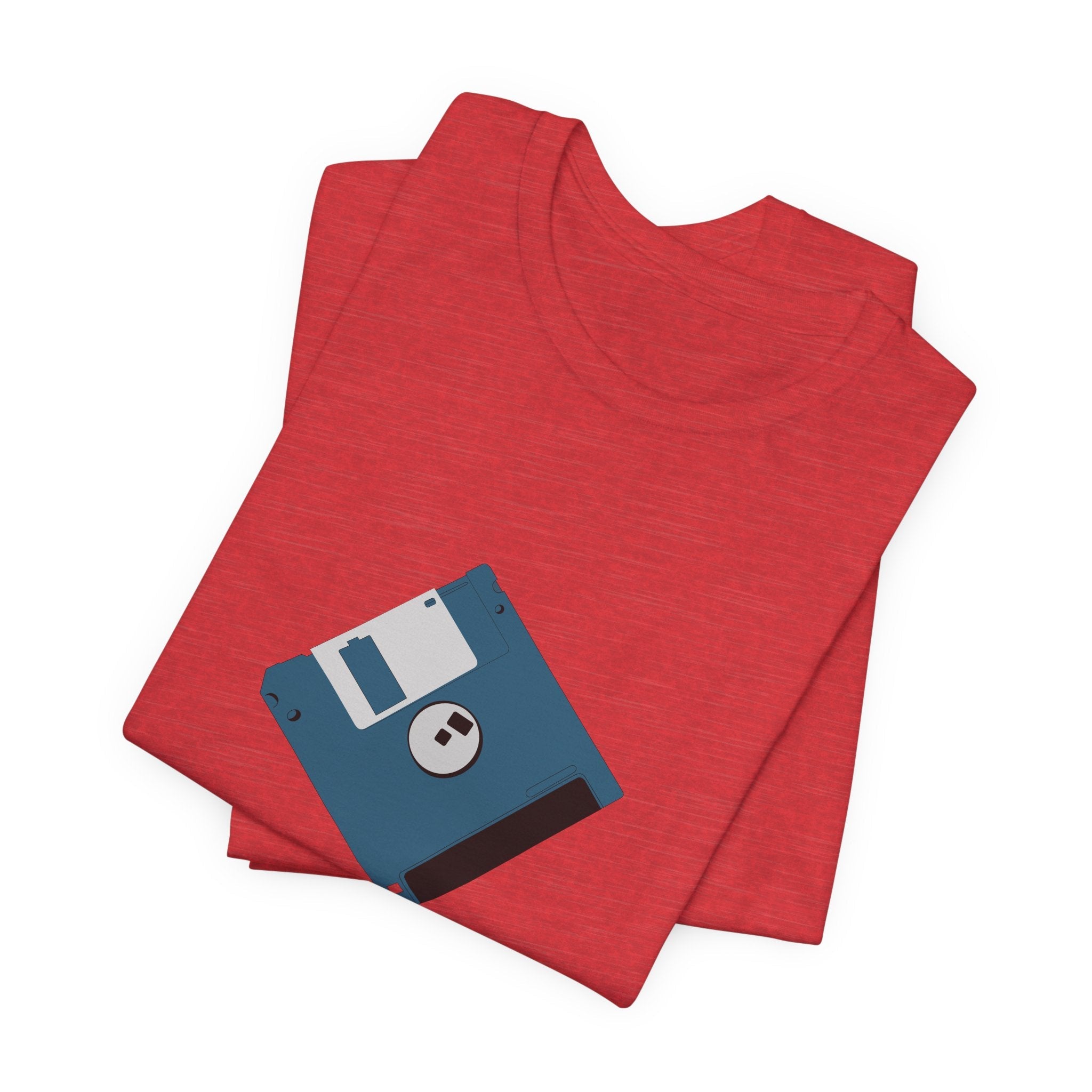 POP Culture Classics Floppy Disc Unisex Jersey Short Sleeve T-Shirt - POPvault