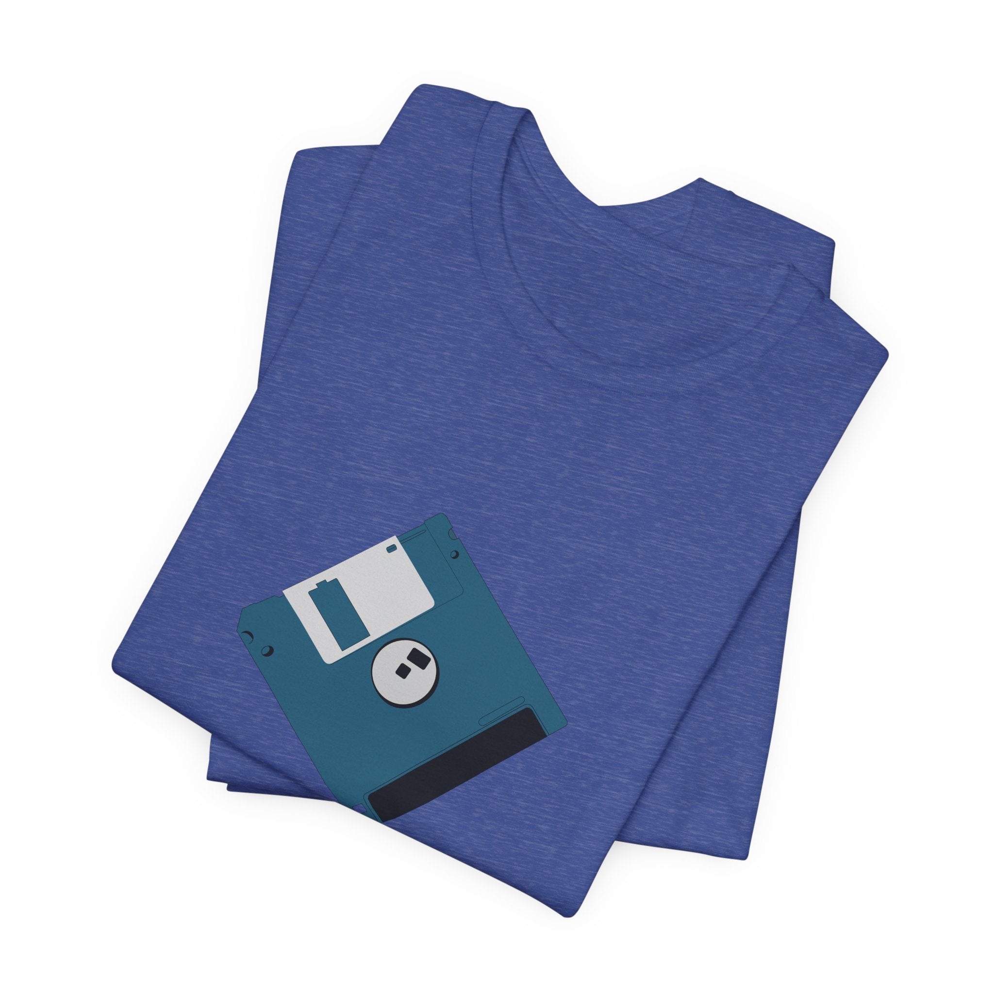 POP Culture Classics Floppy Disc Unisex Jersey Short Sleeve T-Shirt - POPvault