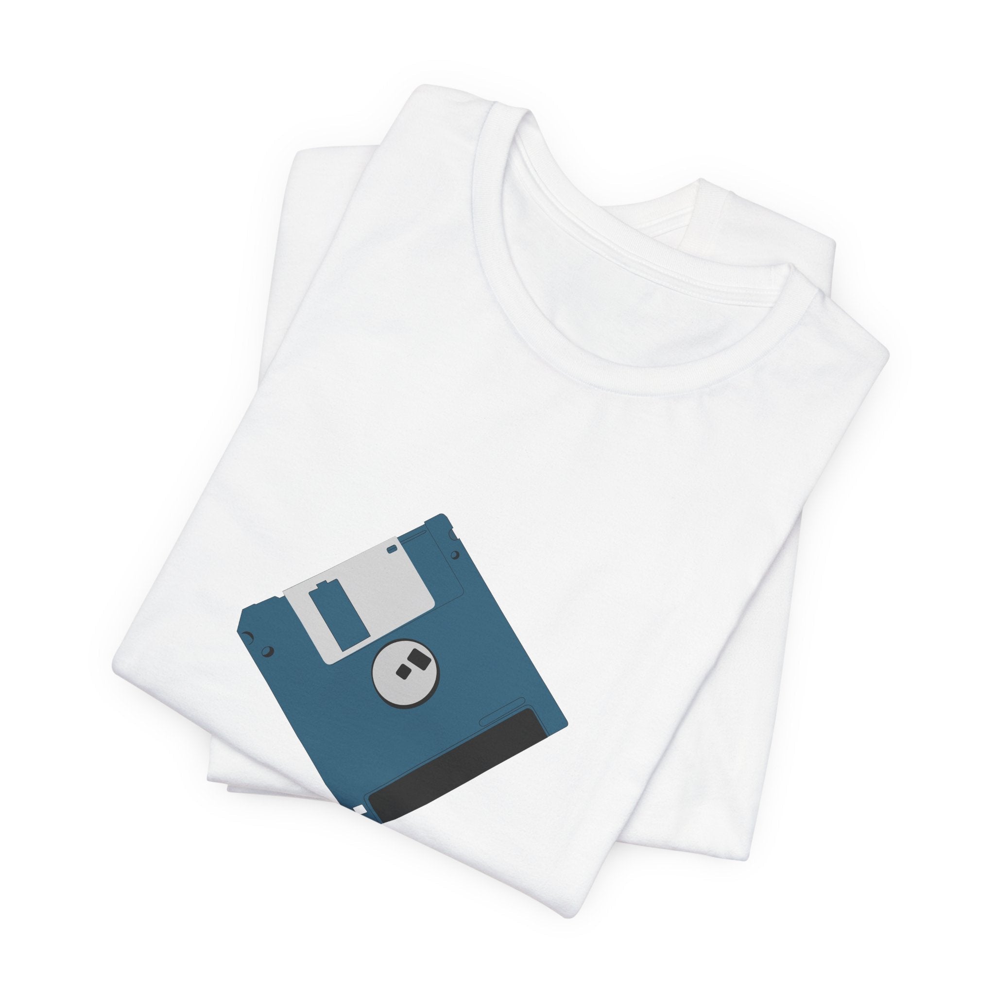POP Culture Classics Floppy Disc Unisex Jersey Short Sleeve T-Shirt - POPvault