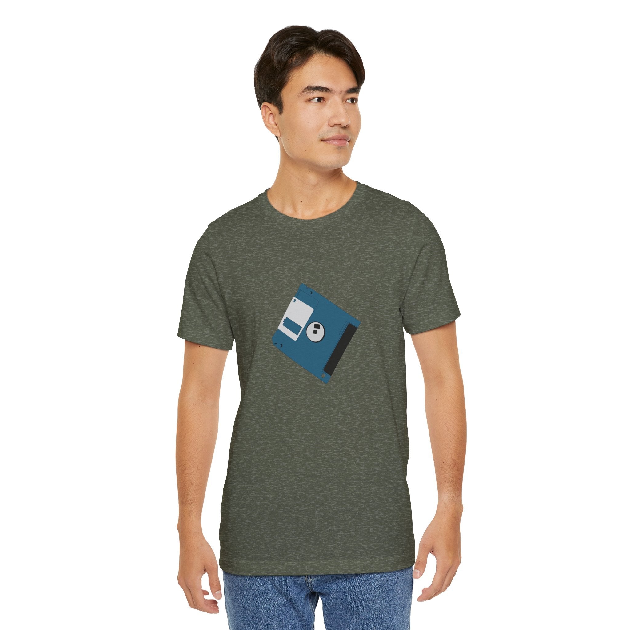 POP Culture Classics Floppy Disc Unisex Jersey Short Sleeve T-Shirt - POPvault