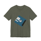 POP Culture Classics Floppy Disc Unisex Jersey Short Sleeve T-Shirt - POPvault