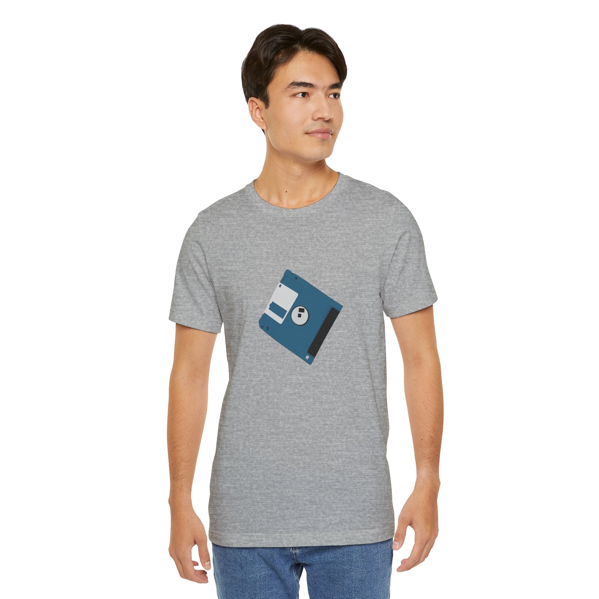 POP Culture Classics Floppy Disc Unisex Jersey Short Sleeve T-Shirt - POPvault