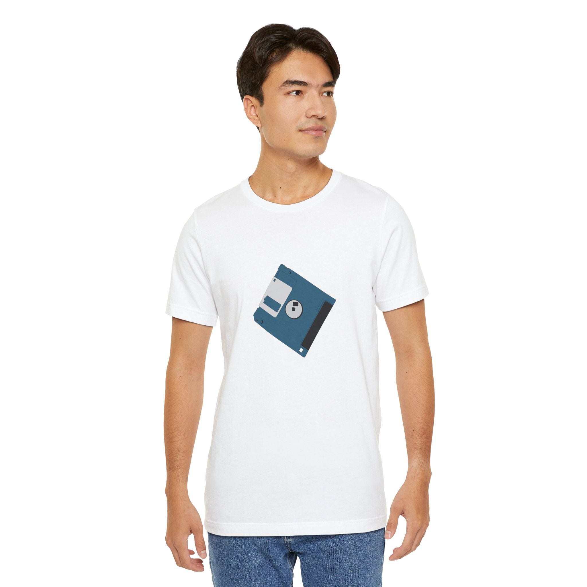 POP Culture Classics Floppy Disc Unisex Jersey Short Sleeve T-Shirt - POPvault