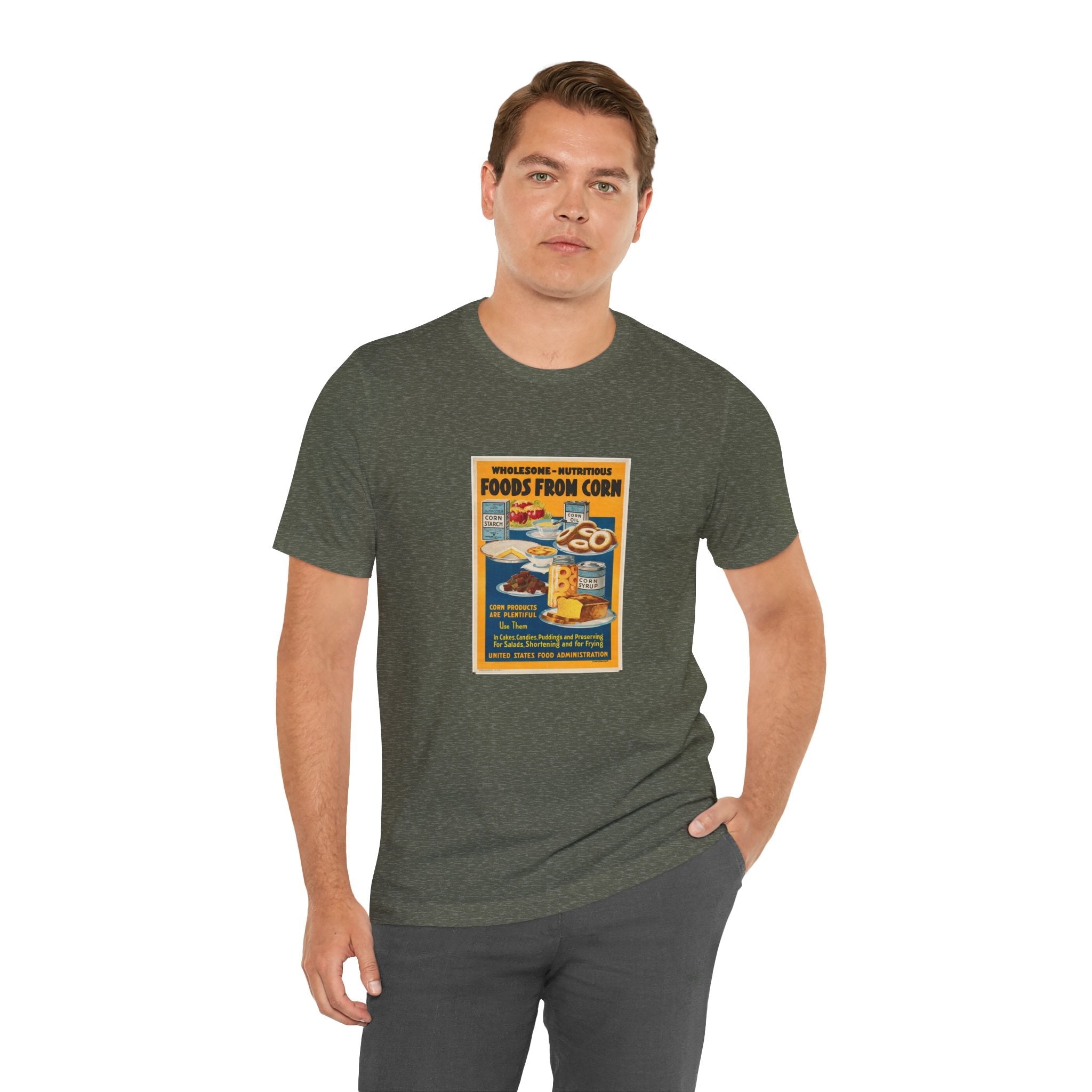 POP Culture Classics Foods From Corn Unisex Jersey Short Sleeve T-Shirt - POPvault