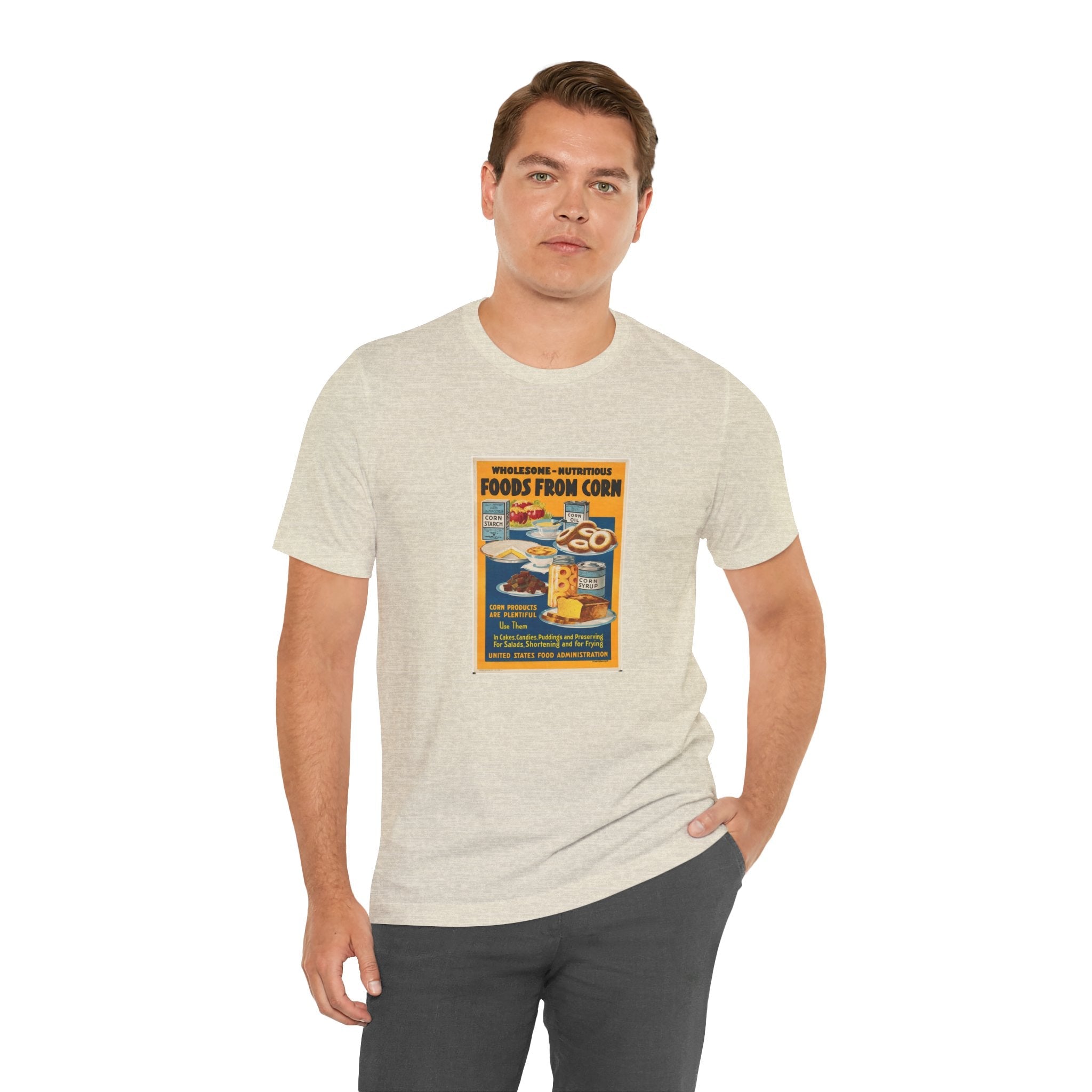 POP Culture Classics Foods From Corn Unisex Jersey Short Sleeve T-Shirt - POPvault