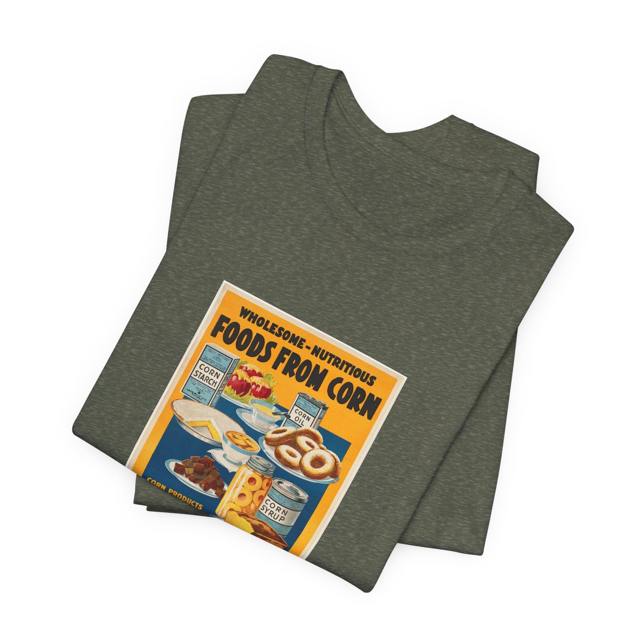 POP Culture Classics Foods From Corn Unisex Jersey Short Sleeve T-Shirt - POPvault
