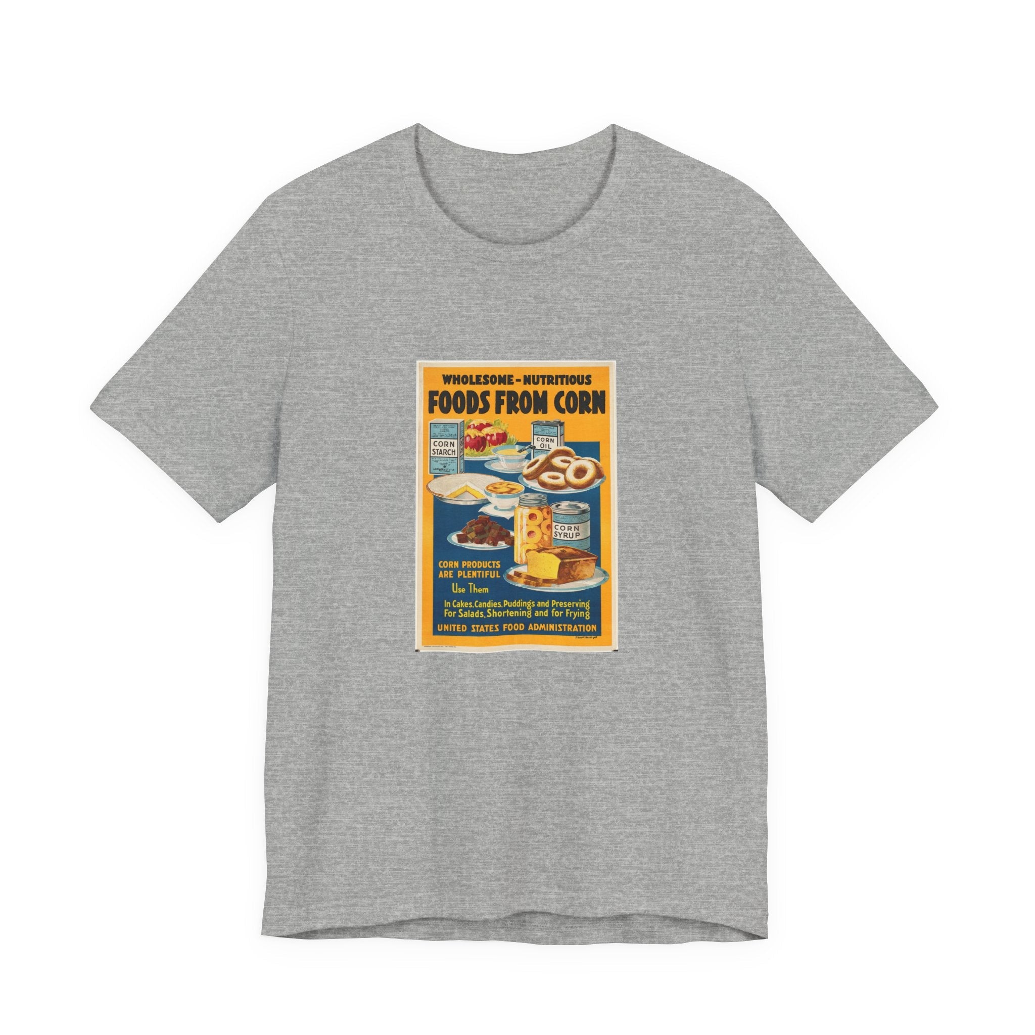 POP Culture Classics Foods From Corn Unisex Jersey Short Sleeve T-Shirt - POPvault