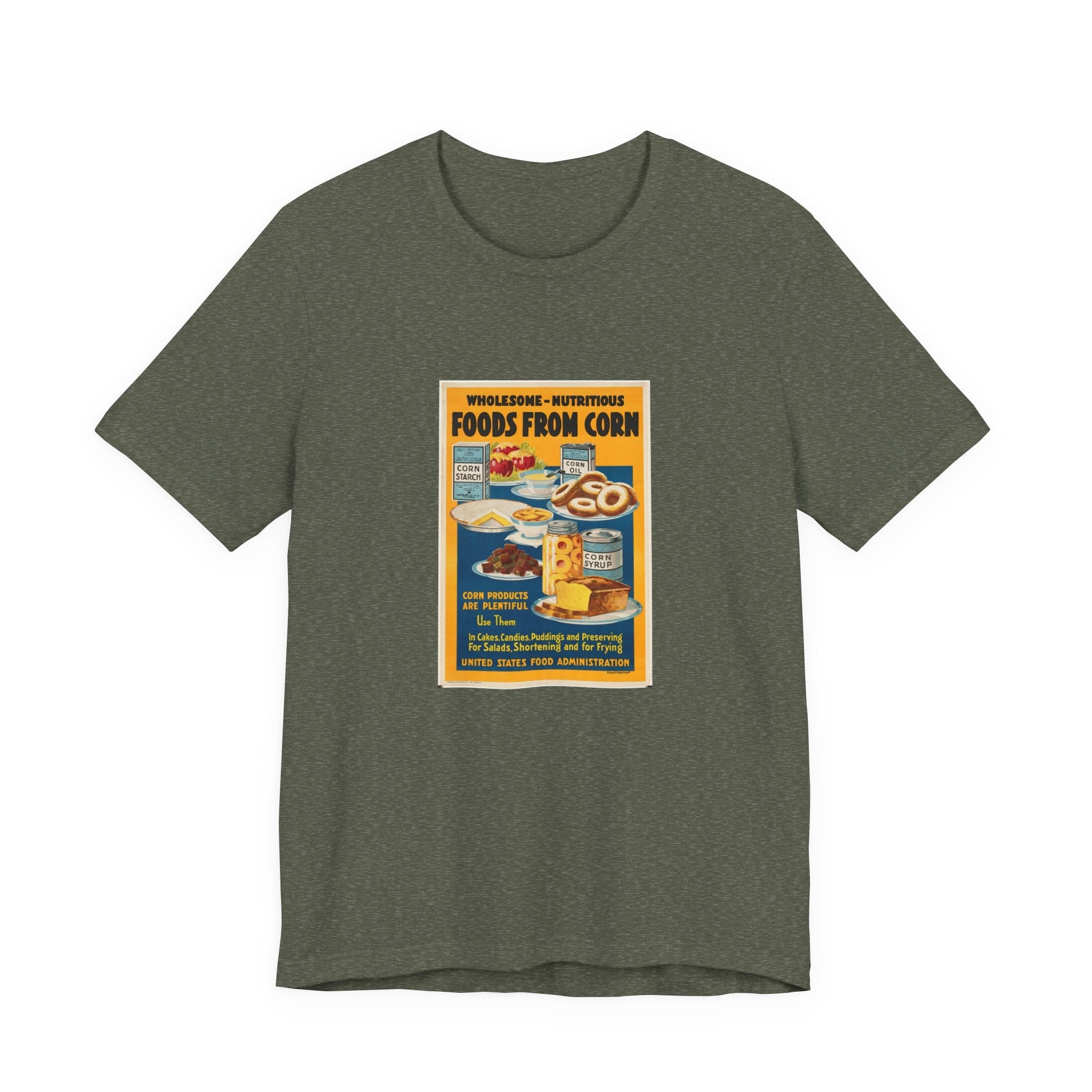 POP Culture Classics Foods From Corn Unisex Jersey Short Sleeve T-Shirt - POPvault