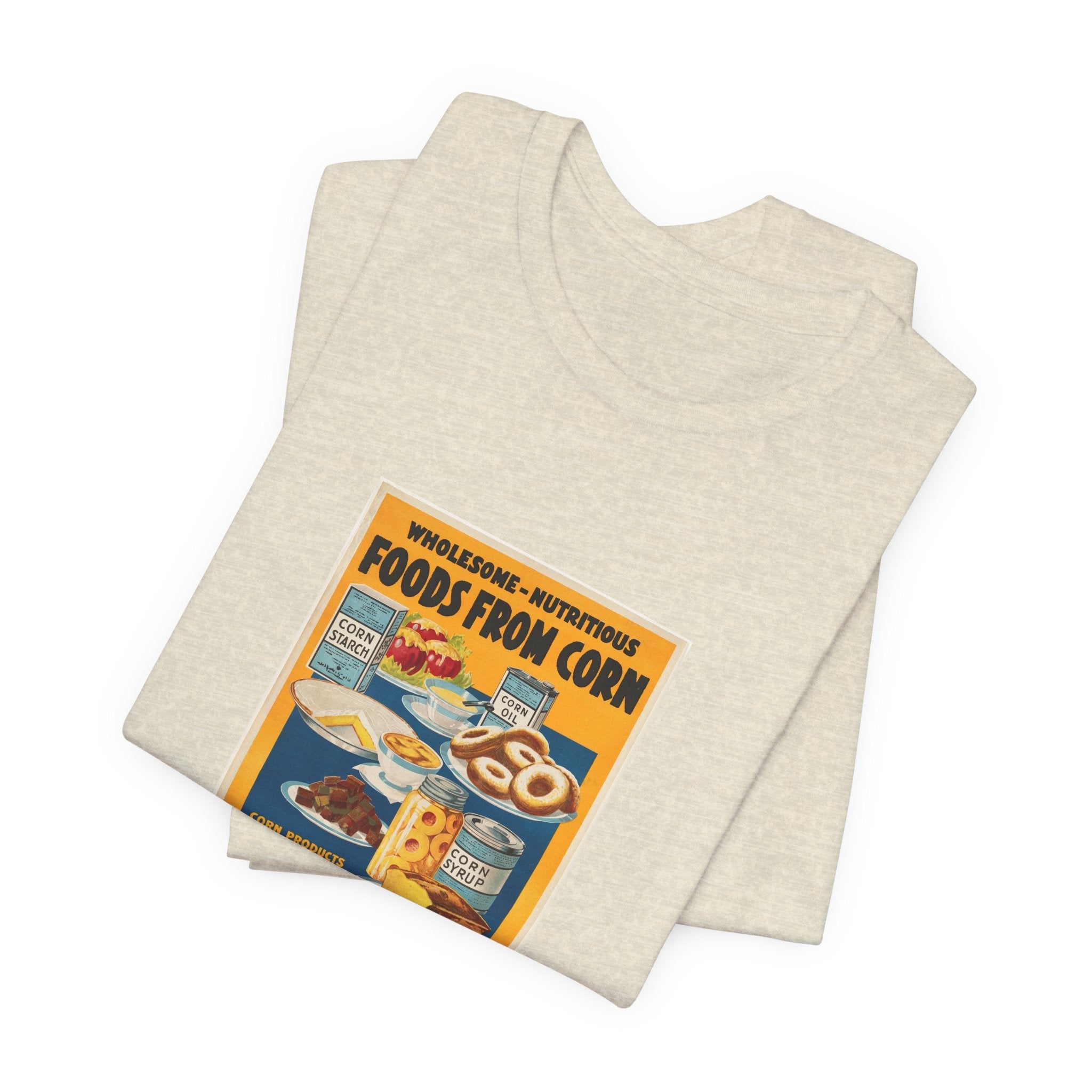 POP Culture Classics Foods From Corn Unisex Jersey Short Sleeve T-Shirt - POPvault
