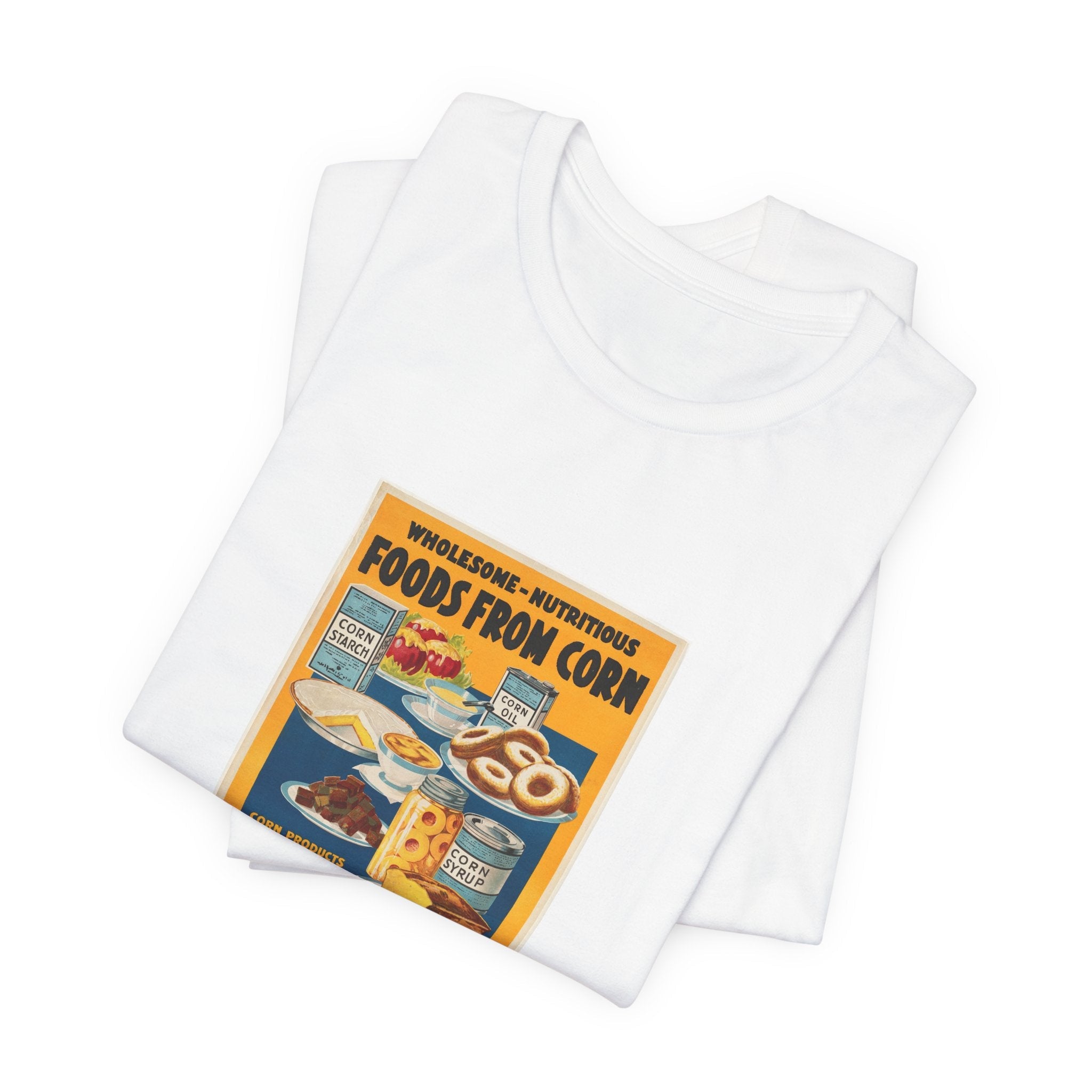 POP Culture Classics Foods From Corn Unisex Jersey Short Sleeve T-Shirt - POPvault
