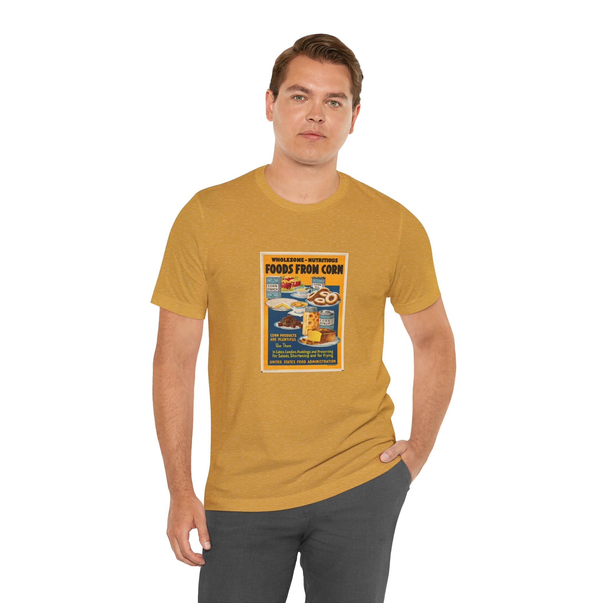 POP Culture Classics Foods From Corn Unisex Jersey Short Sleeve T-Shirt - POPvault