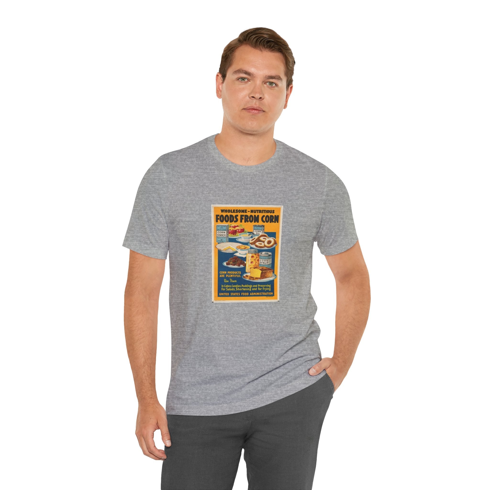 POP Culture Classics Foods From Corn Unisex Jersey Short Sleeve T-Shirt - POPvault